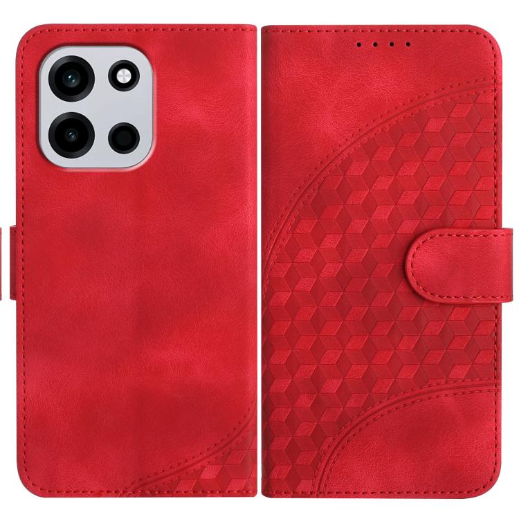 Elephant Head Embossed Phone Leather Case with Lanyard, For OnePlus Turbo 6 / 6V, For OnePlus Ace 6, For OnePlus 15