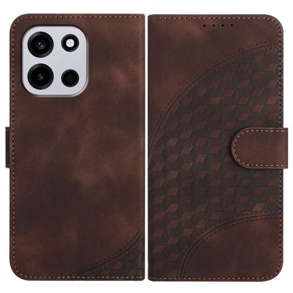 Elephant Head Embossed Phone Leather Case with Lanyard, For OnePlus Turbo 6 / 6V, For OnePlus Ace 6, For OnePlus 15