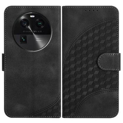 Elephant Head Embossed Phone Leather Case with Lanyard, For OPPO Find X6, For OPPO A1 Pro / Reno8 T 5G Global, For OPPO A98 5G