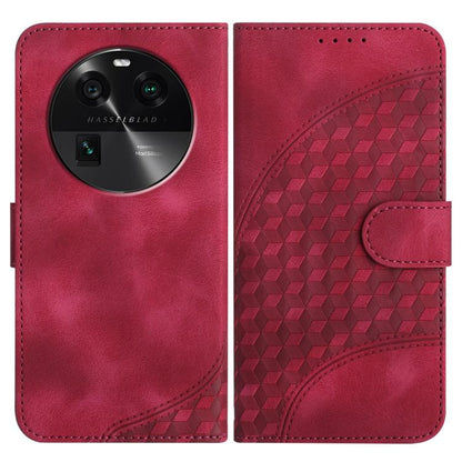 Elephant Head Embossed Phone Leather Case with Lanyard, For OPPO Find X6, For OPPO A1 Pro / Reno8 T 5G Global, For OPPO A98 5G