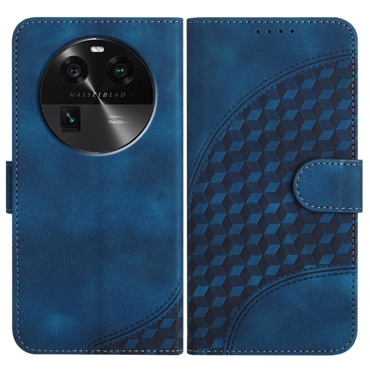 Elephant Head Embossed Phone Leather Case with Lanyard, For OPPO Find X6, For OPPO A1 Pro / Reno8 T 5G Global, For OPPO A98 5G
