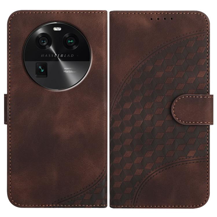 Elephant Head Embossed Phone Leather Case with Lanyard, For OPPO Find X6, For OPPO A1 Pro / Reno8 T 5G Global, For OPPO A98 5G