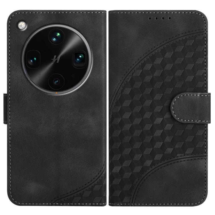 Elephant Head Embossed Phone Leather Case with Lanyard, For OPPO Find X8s+, For OPPO Find X8s, For OPPO Find X8 Ultra