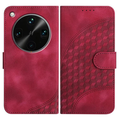 Elephant Head Embossed Phone Leather Case with Lanyard, For OPPO Find X8s+, For OPPO Find X8s, For OPPO Find X8 Ultra