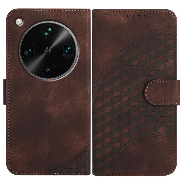 Elephant Head Embossed Phone Leather Case with Lanyard, For OPPO Find X8s+, For OPPO Find X8s, For OPPO Find X8 Ultra