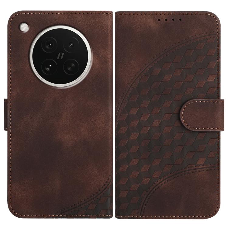 Elephant Head Embossed Phone Leather Case with Lanyard, For OPPO Find X8s+, For OPPO Find X8s, For OPPO Find X8 Ultra