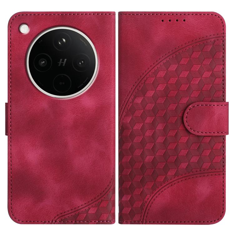 Elephant Head Embossed Phone Leather Case with Lanyard, For OPPO Find X8s+, For OPPO Find X8s, For OPPO Find X8 Ultra