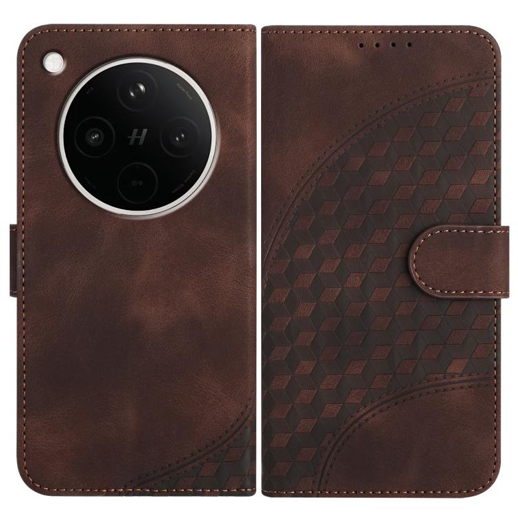 Elephant Head Embossed Phone Leather Case with Lanyard, For OPPO Find X8s+, For OPPO Find X8s, For OPPO Find X8 Ultra