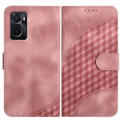 Elephant Head Embossed Phone Leather Case with Lanyard, For OPPO A36 / A76 / A96 / K10 4G, For OPPO A16, For OPPO Reno6 Pro+ 5G