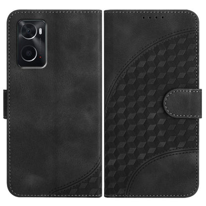 Elephant Head Embossed Phone Leather Case with Lanyard, For OPPO A36 / A76 / A96 / K10 4G, For OPPO A16, For OPPO Reno6 Pro+ 5G