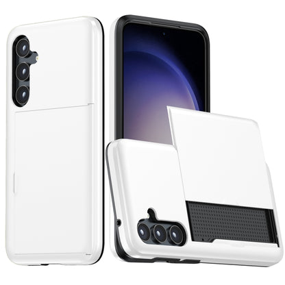 Shockproof Armor Phone Case with Card Slot, For Samsung Galaxy S24 5G, For Samsung Galaxy S23 FE 5G