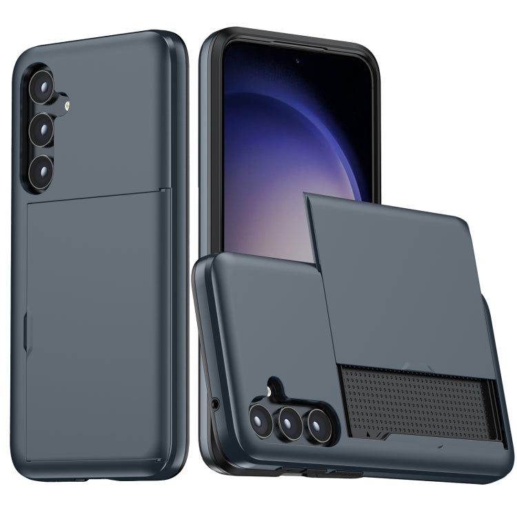 Shockproof Armor Phone Case with Card Slot, For Samsung Galaxy S24 5G, For Samsung Galaxy S23 FE 5G