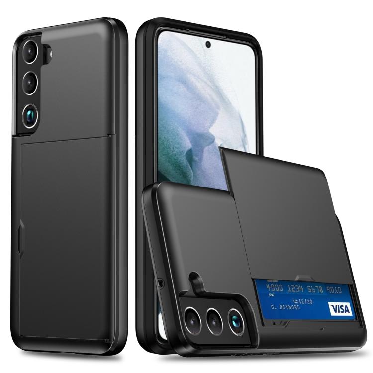 Shockproof Armor Phone Case with Card Slot, For Samsung Galaxy S25+ 5G, For Samsung Galaxy S25 Ultra 5G