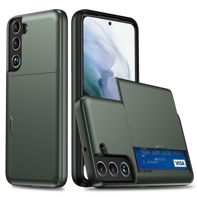 Shockproof Armor Phone Case with Card Slot, For Samsung Galaxy S25+ 5G, For Samsung Galaxy S25 Ultra 5G