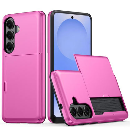 Shockproof Armor Phone Case with Card Slot, For Samsung Galaxy S26 Ultra 5G, For Samsung Galaxy S26 5G