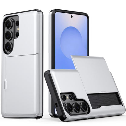 Shockproof Armor Phone Case with Card Slot, For Samsung Galaxy S26 Ultra 5G, For Samsung Galaxy S26 5G