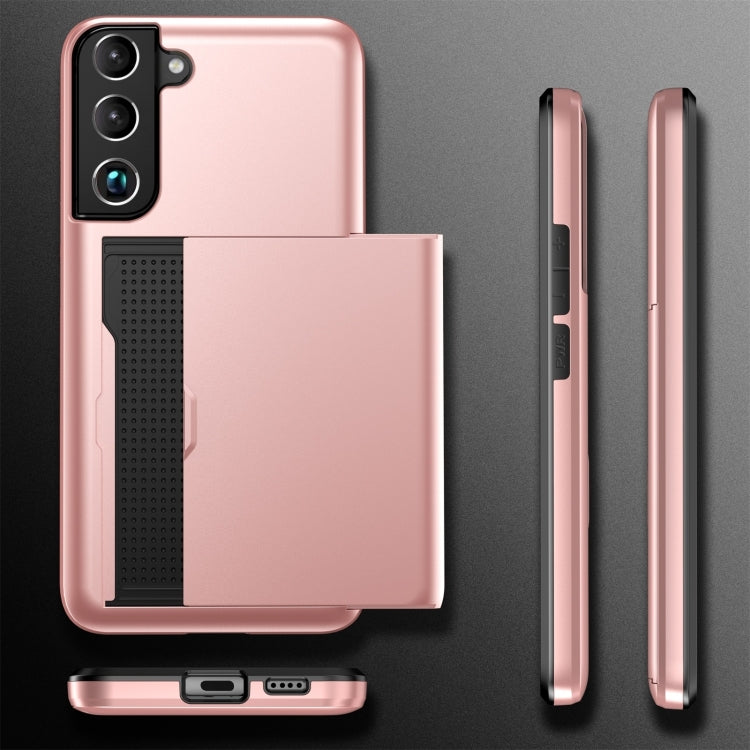 Shockproof Armor Phone Case with Card Slot, For Samsung Galaxy S25+ 5G, For Samsung Galaxy S25 Ultra 5G