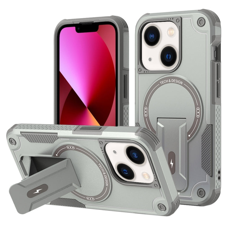 Armor Magsafe Holder PC Hybrid TPU Phone Case, For iPhone 14 Pro Max, For iPhone 13 Pro Max, For iPhone 13 Pro, For iPhone 13