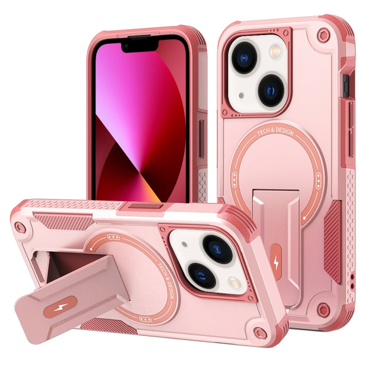 Armor Magsafe Holder PC Hybrid TPU Phone Case, For iPhone 14 Pro Max, For iPhone 13 Pro Max, For iPhone 13 Pro, For iPhone 13