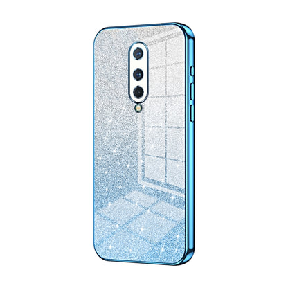 Gradient Glitter Powder Electroplated Phone Case, For OnePlus 8 Pro, For OnePlus 8
