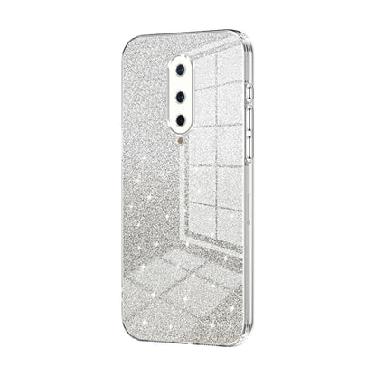 Gradient Glitter Powder Electroplated Phone Case, For OnePlus 8 Pro, For OnePlus 8
