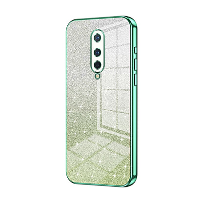 Gradient Glitter Powder Electroplated Phone Case, For OnePlus 8 Pro, For OnePlus 8