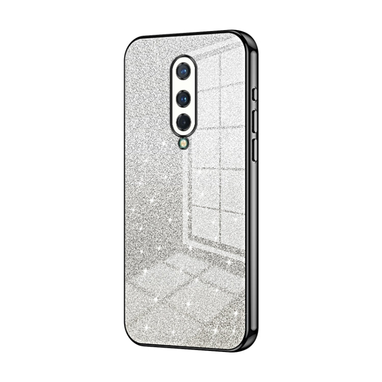 Gradient Glitter Powder Electroplated Phone Case, For OnePlus 8 Pro, For OnePlus 8