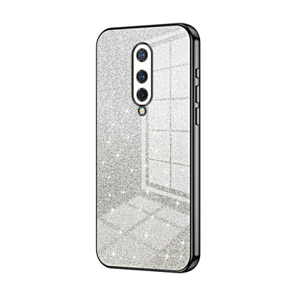 Gradient Glitter Powder Electroplated Phone Case, For OnePlus 8 Pro, For OnePlus 8