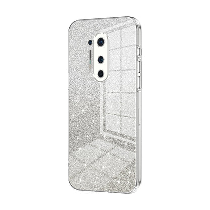 Gradient Glitter Powder Electroplated Phone Case, For OnePlus 8 Pro, For OnePlus 8