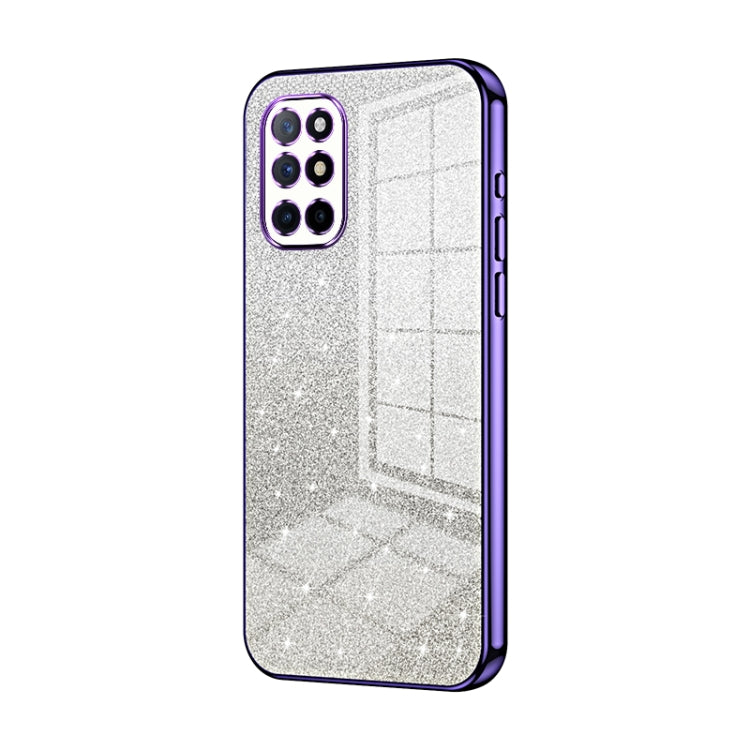 Gradient Glitter Powder Electroplated Phone Case, For OnePlus 9, For OnePlus 8T, For OnePlus Nord