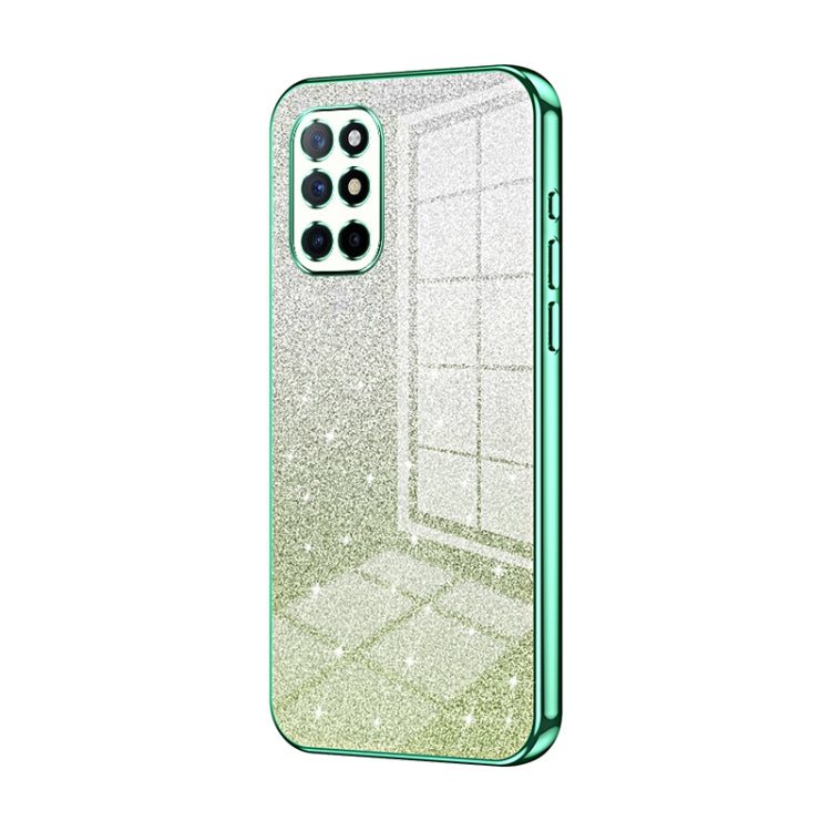Gradient Glitter Powder Electroplated Phone Case, For OnePlus 9, For OnePlus 8T, For OnePlus Nord