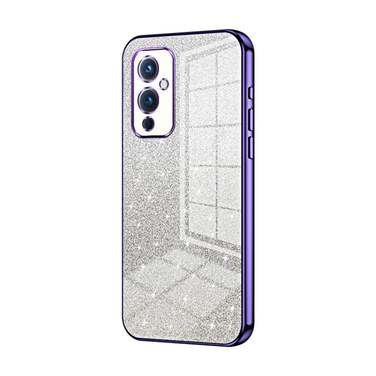 Gradient Glitter Powder Electroplated Phone Case, For OnePlus 9, For OnePlus 8T, For OnePlus Nord