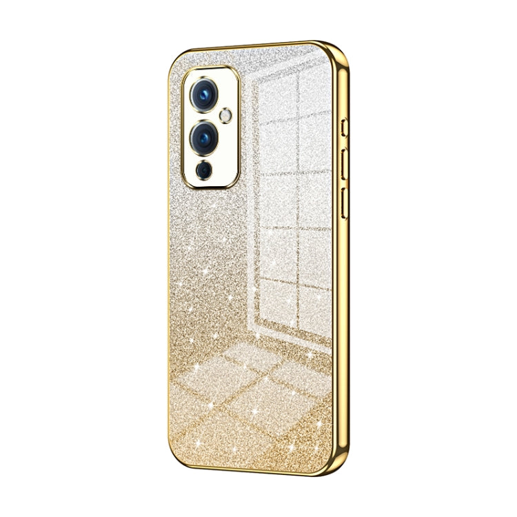 Gradient Glitter Powder Electroplated Phone Case, For OnePlus 9, For OnePlus 8T, For OnePlus Nord