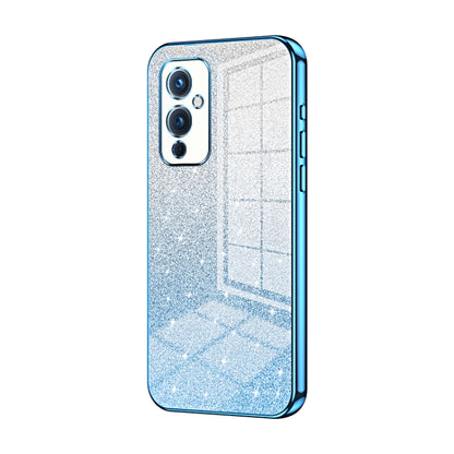 Gradient Glitter Powder Electroplated Phone Case, For OnePlus 9, For OnePlus 8T, For OnePlus Nord