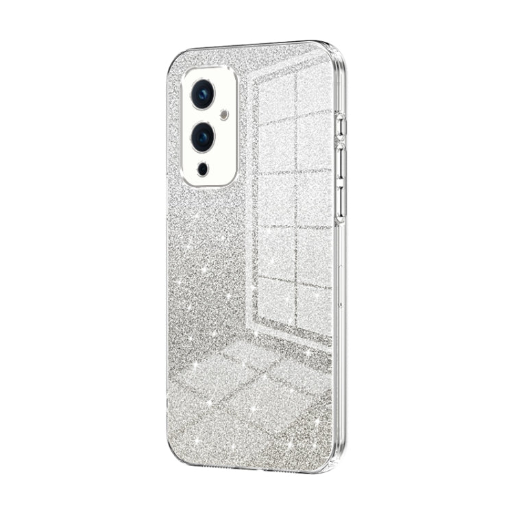 Gradient Glitter Powder Electroplated Phone Case, For OnePlus 9, For OnePlus 8T, For OnePlus Nord