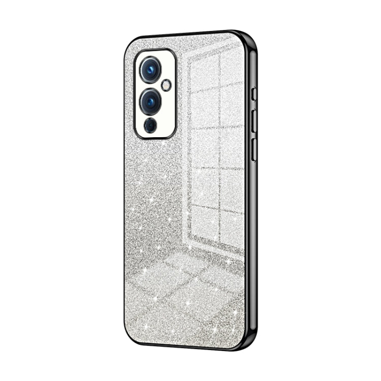 Gradient Glitter Powder Electroplated Phone Case, For OnePlus 9, For OnePlus 8T, For OnePlus Nord
