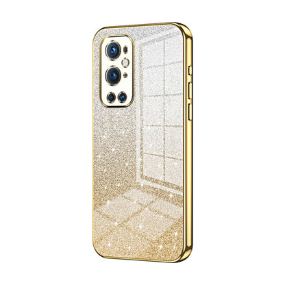 Gradient Glitter Powder Electroplated Phone Case, For OnePlus Nord N20 5G, For OnePlus 9R, For OnePlus 9 Pro