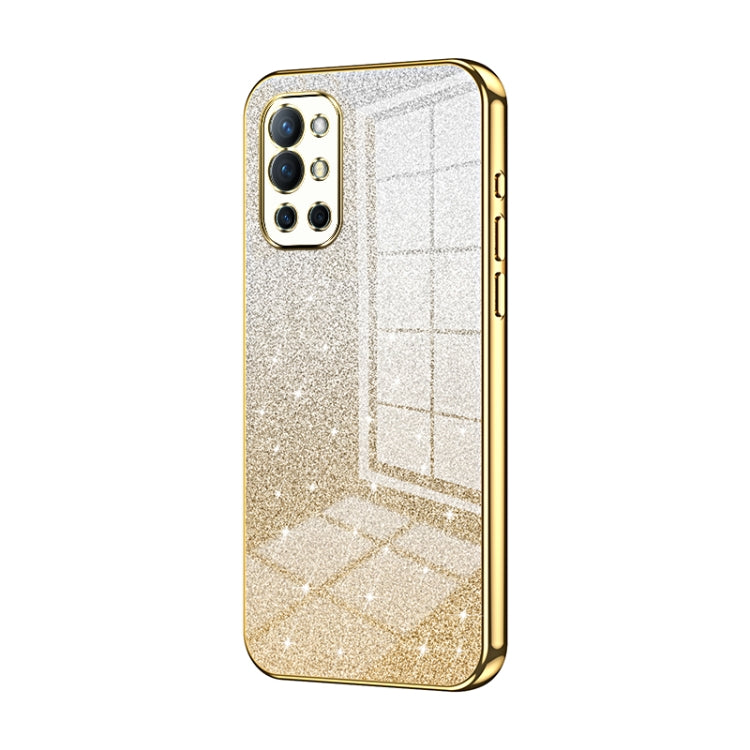 Gradient Glitter Powder Electroplated Phone Case, For OnePlus Nord N20 5G, For OnePlus 9R, For OnePlus 9 Pro