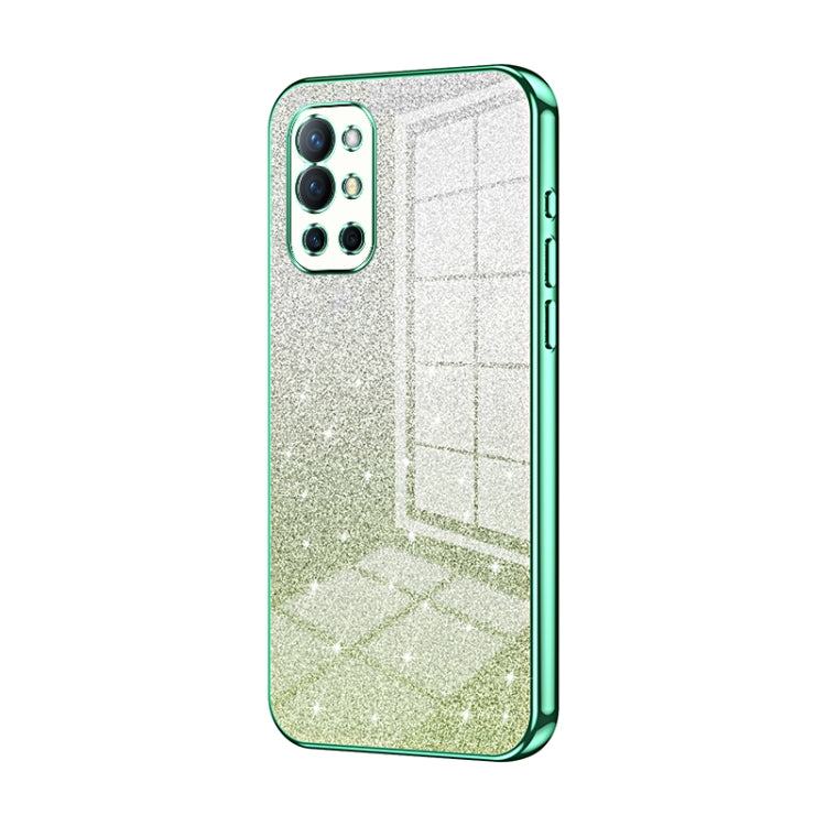 Gradient Glitter Powder Electroplated Phone Case, For OnePlus Nord N20 5G, For OnePlus 9R, For OnePlus 9 Pro