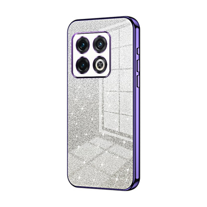 Gradient Glitter Powder Electroplated Phone Case, For OnePlus 10T / Ace Pro, For OnePlus Ace / 10R, For OnePlus 10 Pro