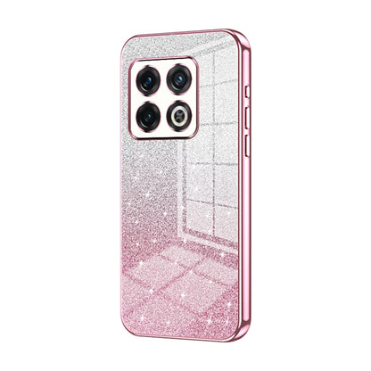 Gradient Glitter Powder Electroplated Phone Case, For OnePlus 10T / Ace Pro, For OnePlus Ace / 10R, For OnePlus 10 Pro