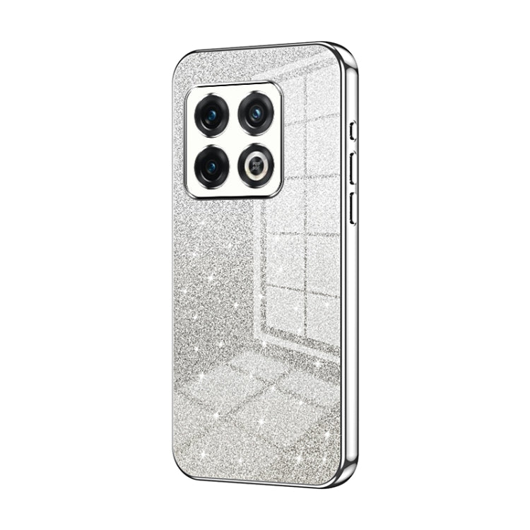 Gradient Glitter Powder Electroplated Phone Case, For OnePlus 10T / Ace Pro, For OnePlus Ace / 10R, For OnePlus 10 Pro