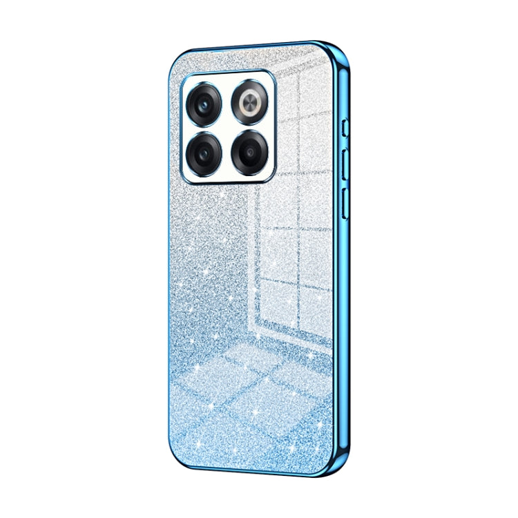 Gradient Glitter Powder Electroplated Phone Case, For OnePlus 10T / Ace Pro, For OnePlus Ace / 10R, For OnePlus 10 Pro