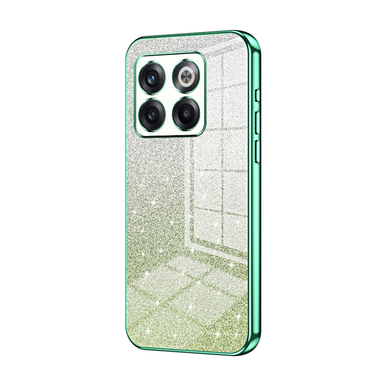 Gradient Glitter Powder Electroplated Phone Case, For OnePlus 10T / Ace Pro, For OnePlus Ace / 10R, For OnePlus 10 Pro