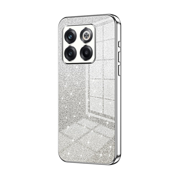 Gradient Glitter Powder Electroplated Phone Case, For OnePlus 10T / Ace Pro, For OnePlus Ace / 10R, For OnePlus 10 Pro