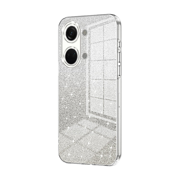 Gradient Glitter Powder Electroplated Phone Case, For OnePlus Ace 2V / Nord 3, For OnePlus Ace 2 / 11R, For OnePlus 11