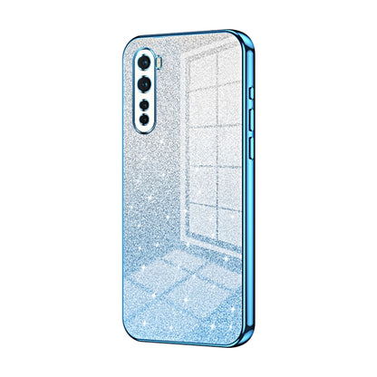 Gradient Glitter Powder Electroplated Phone Case, For OnePlus 9, For OnePlus 8T, For OnePlus Nord