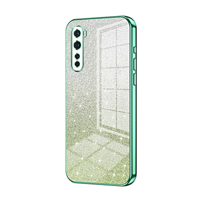 Gradient Glitter Powder Electroplated Phone Case, For OnePlus 9, For OnePlus 8T, For OnePlus Nord