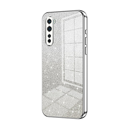 Gradient Glitter Powder Electroplated Phone Case, For OnePlus 9, For OnePlus 8T, For OnePlus Nord