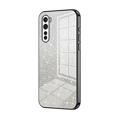 Gradient Glitter Powder Electroplated Phone Case, For OnePlus 9, For OnePlus 8T, For OnePlus Nord